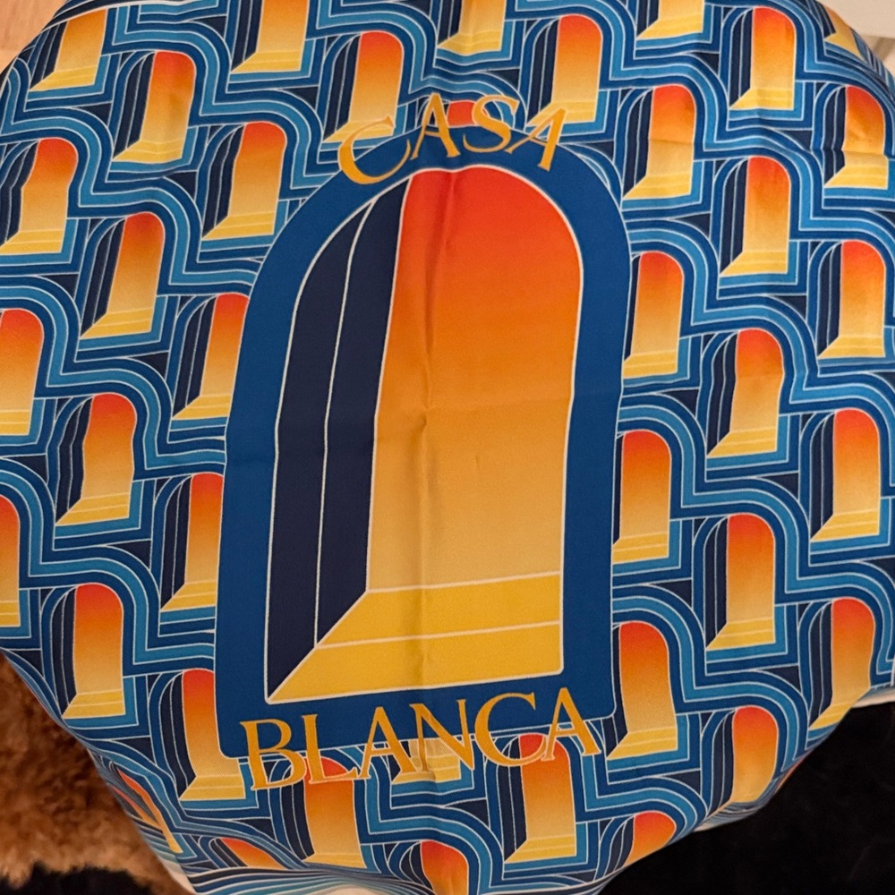 Casablanca Multicolor Graphic Scarf